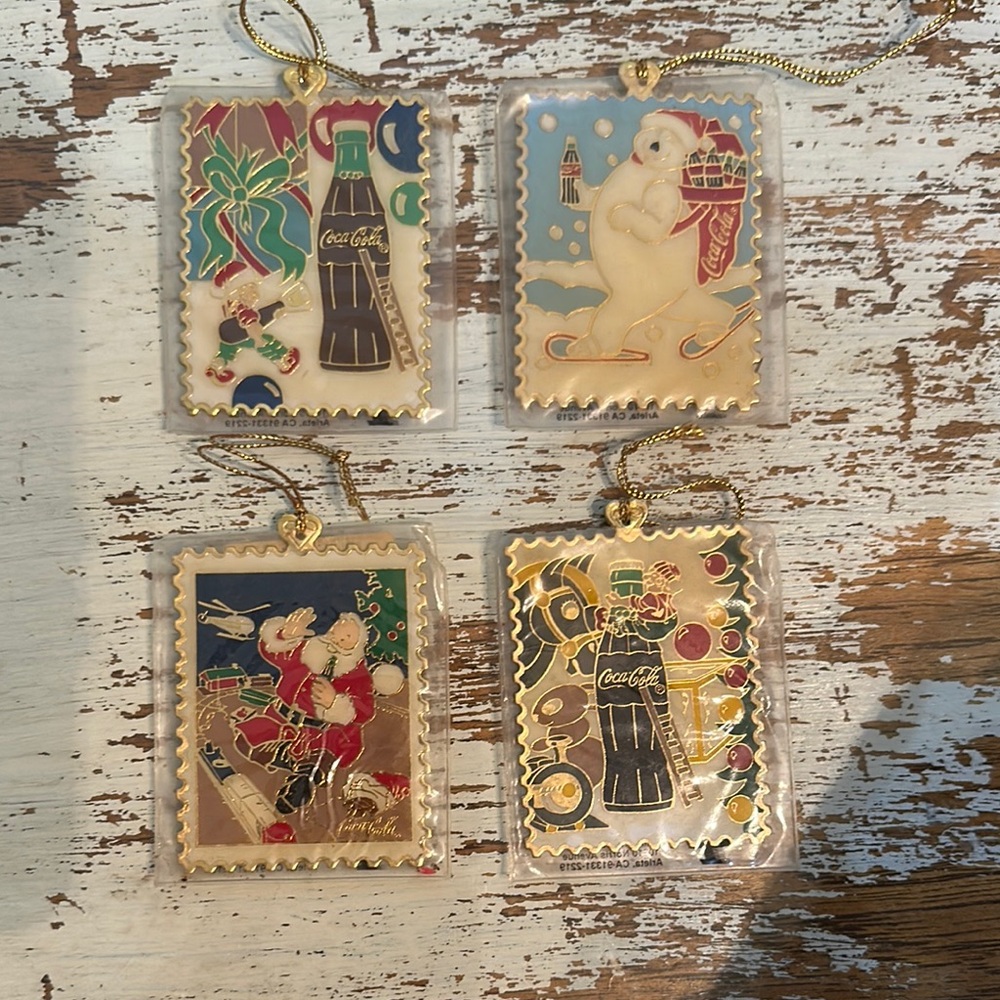 Coca-Cola Vintage Holiday Ornaments